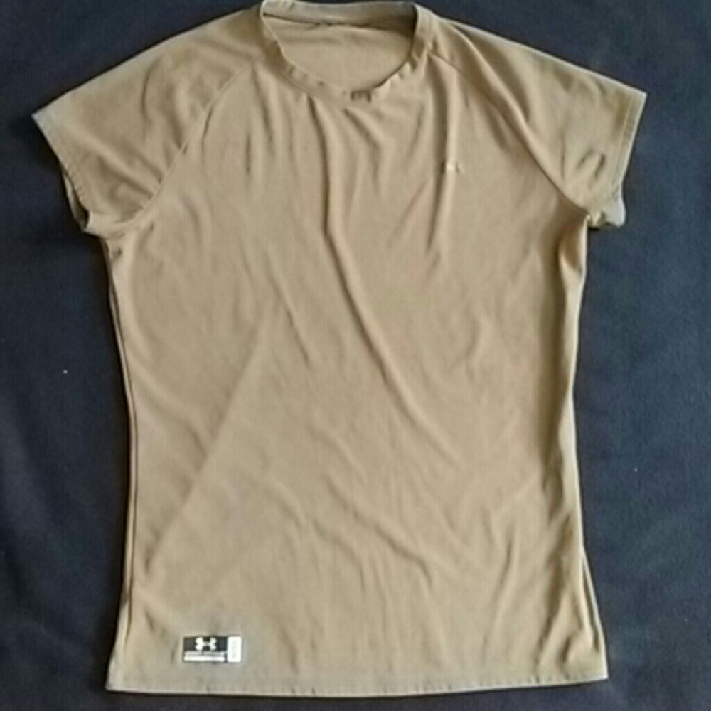 Under Armour Tactical brown women's T-shirt.